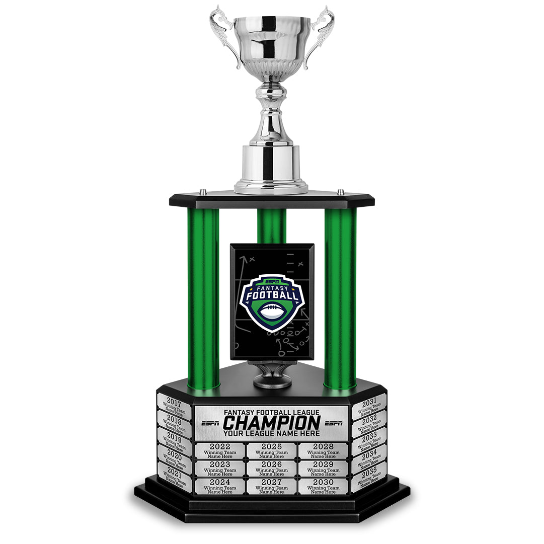 Perpetual ESPN Fantasy Football Championship Trophy
