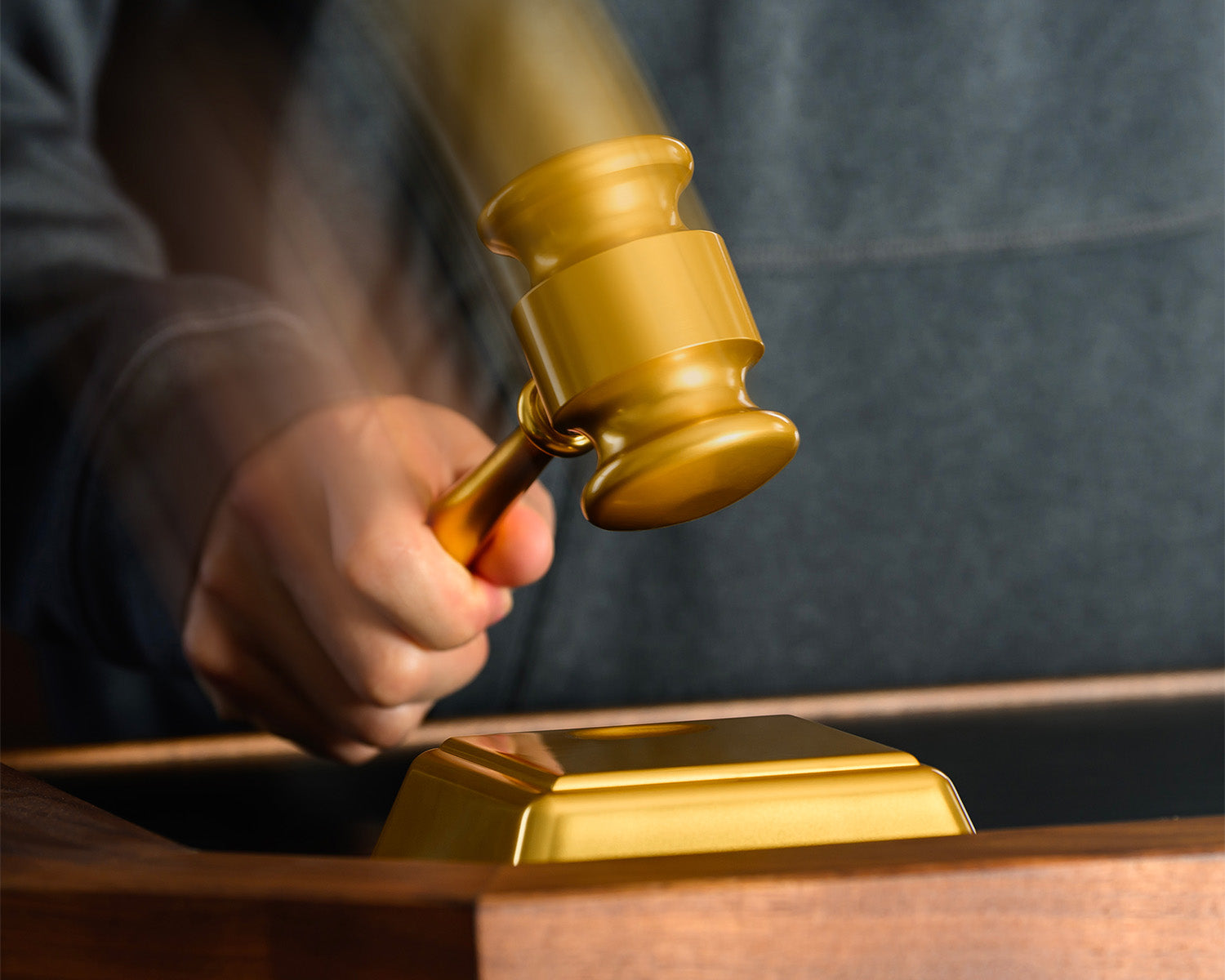 Golden Commissioner's Gavel