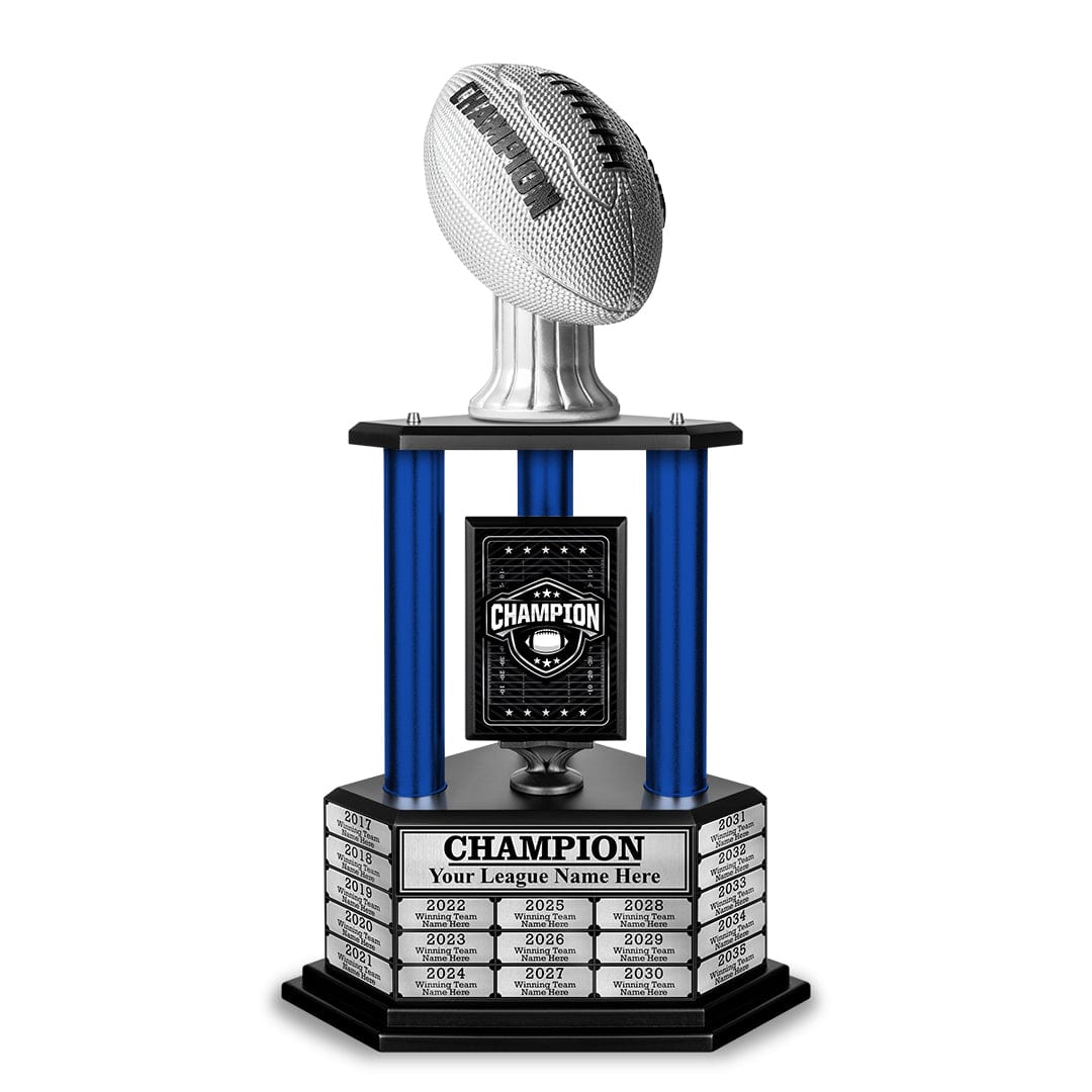 TrophySmack 26" - 36" Perpetual Football Champion Trophy