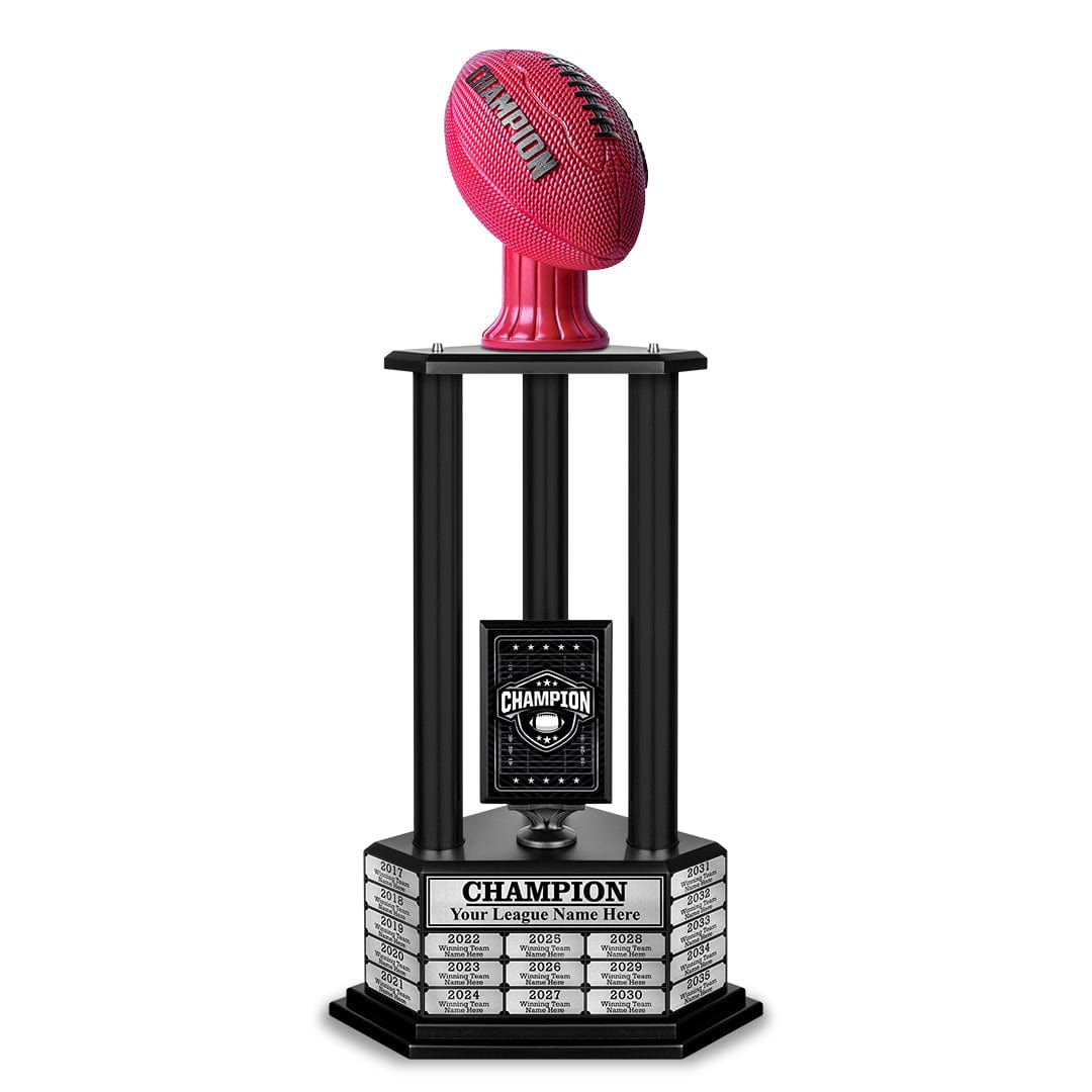 TrophySmack 26" - 36" Perpetual Football Champion Trophy