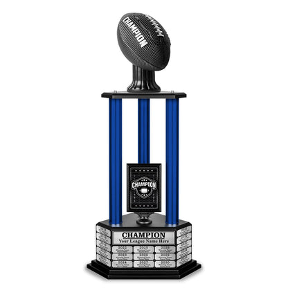 TrophySmack 26" - 36" Perpetual Football Champion Trophy