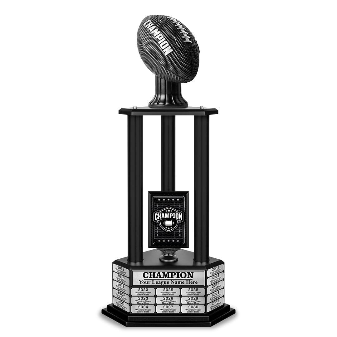 TrophySmack 26" - 36" Perpetual Football Champion Trophy