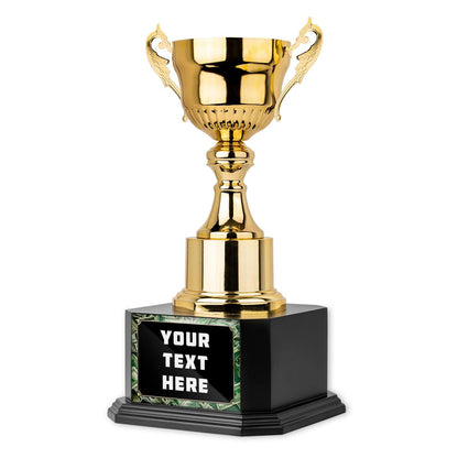 TrophySmack Custom 15" Cup Square Base Trophy