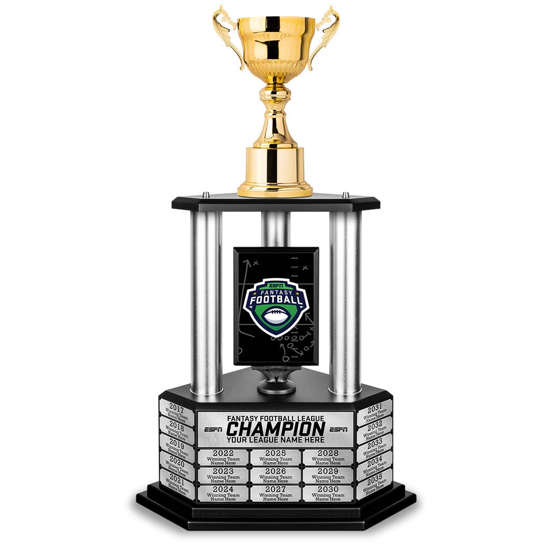 TrophySmack Exclusive Perpetual ESPN Fantasy Football Championship Trophy