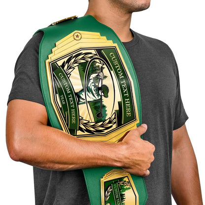 TrophySmack Golf Swing 6lb Customizable Championship Belt