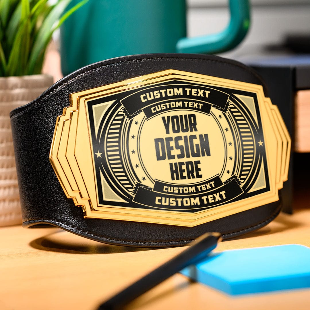TrophySmack Mini Championship Belt - Custom 1lb Title Belt