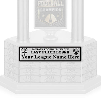 TrophySmack Perpetual League Plate - Loser